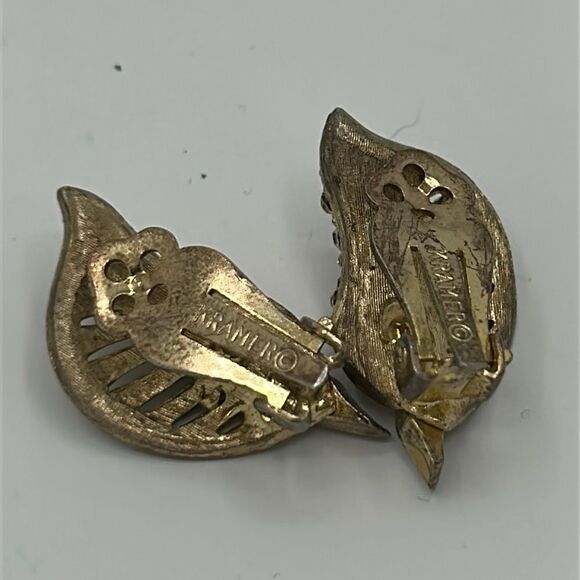 Vintage Earrings – Clip-On Neutral Glam AB Nature - Picture 13 of 14